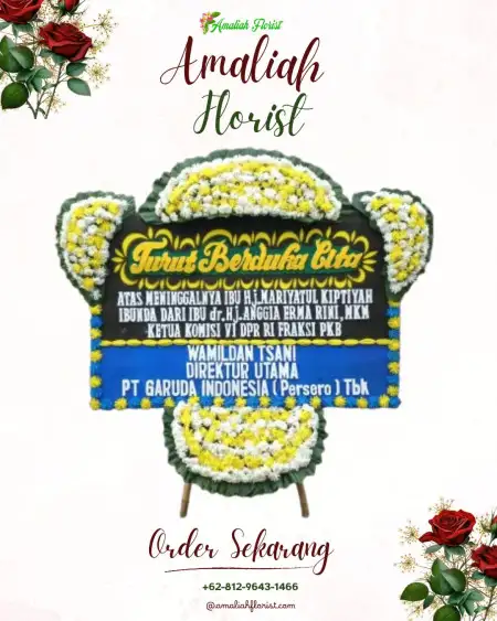 Papan Bunga Duka Badak Anom